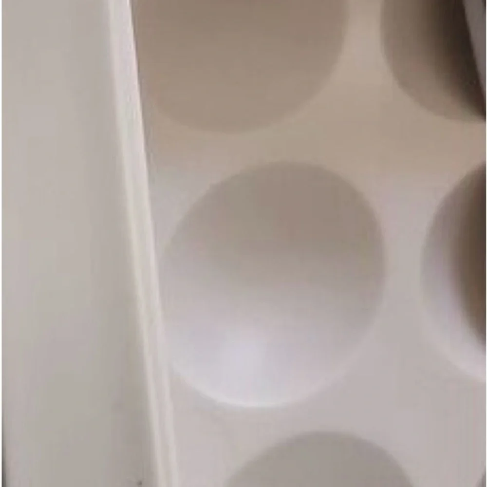 Set of 2/ new Essentials White Egg Holder Shelf G8